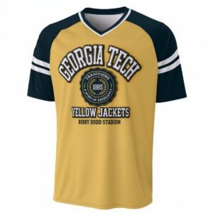 Georgia Institute of Technology - Yellow Jackets V-Neck Short Sleeve T-Shirt